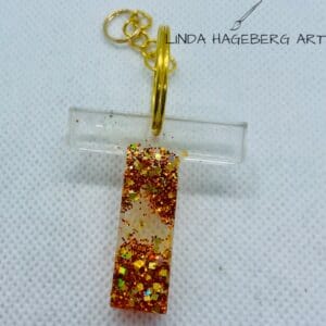 Nøkkelring T, kobber